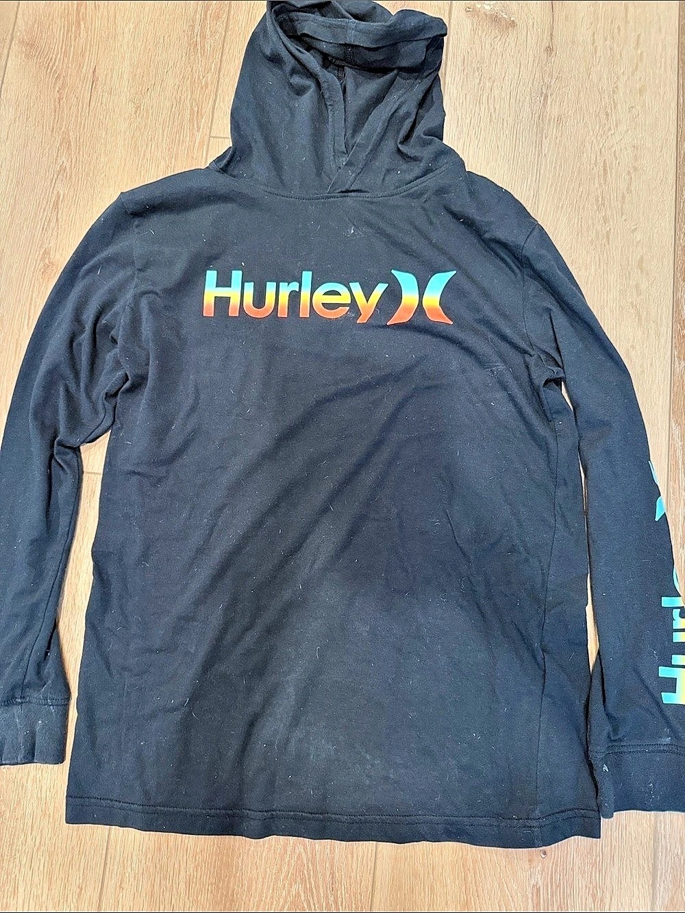 Hurley Long Sleeve Graphic Tee Size XL